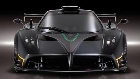 Pagani Zonda R Front View Elegance wallpaper