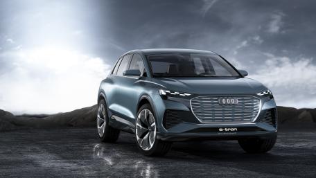 Audi Q4 E-Tron Elegance in 5K Resolution wallpaper