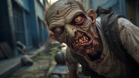 Terrifying Zombie Apocalypse Encounter wallpaper