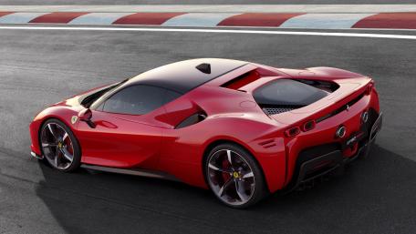 Ferrari SF90 Stradale in Stunning Red Glory wallpaper