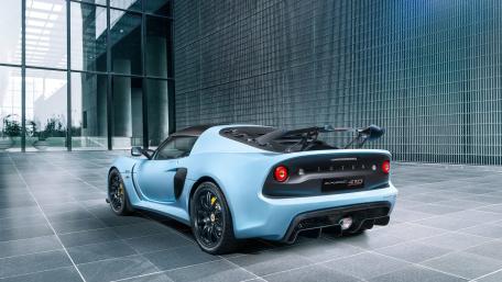 Lotus Exige Dreamcar in Blue Elegance wallpaper