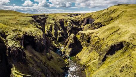 Valley Serenity in the Heart of Nature wallpaper