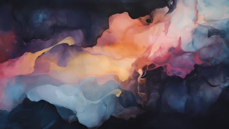 Fluid Dreams in Vibrant Hues wallpaper