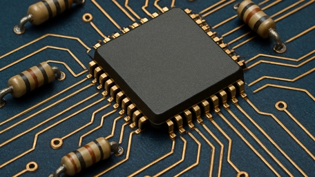 Microchip Marvels in Circuitry Design wallpaper