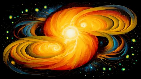 Cosmic Vortex Symphony wallpaper