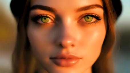 Enchanted Gaze of the Fantasy Realm wallpaper