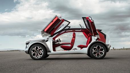 Futuristic Kia Concept with Gullwing Doors wallpaper
