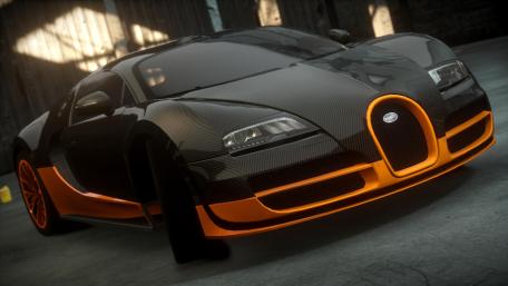 Bugatti Veyron Grand Sport Elegance and Power wallpaper