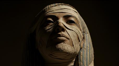 Ancient Egyptian Majesty Illuminated in Detail wallpaper