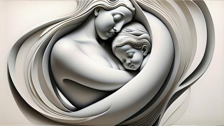 Mother And Child wallpaper