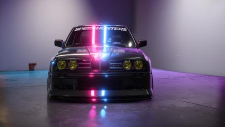 BMW M3 Neon Glow Elegance wallpaper