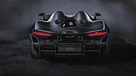 McLaren Elva's Sleek Dark Elegance wallpaper
