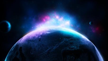 Blue Serenity of the Cosmos wallpaper