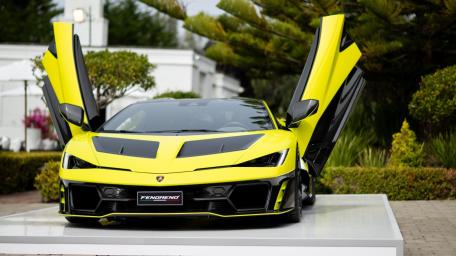 Lamborghini Fenomeno Hybrid Elegance on Display wallpaper