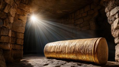 Mystical Artifact in Ancient Chamber wallpaper