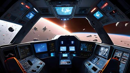 Cockpit View wallpaper