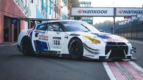 Nissan GT-R Racing Beast in Action wallpaper