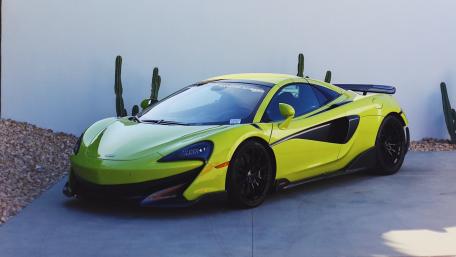Lime Green McLaren 600LT Elegance wallpaper