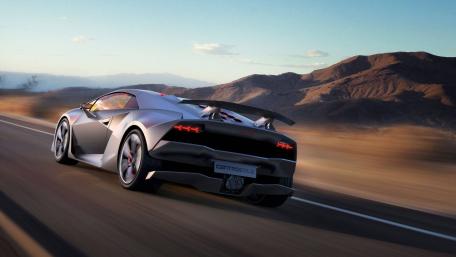 Lamborghini Sesto Elemento in Motion wallpaper