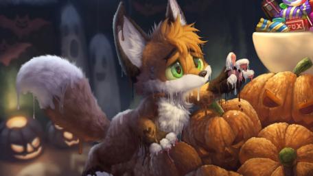 Fox's Enchanted Halloween Night wallpaper