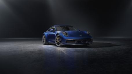 Porsche 911 in Midnight Blue Elegance wallpaper