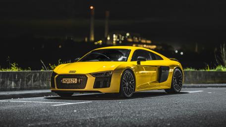Audi R8 in Nighttime Splendor wallpaper