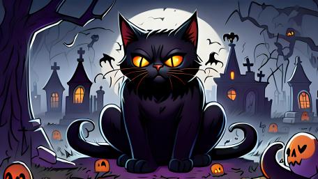 Demon Cat wallpaper