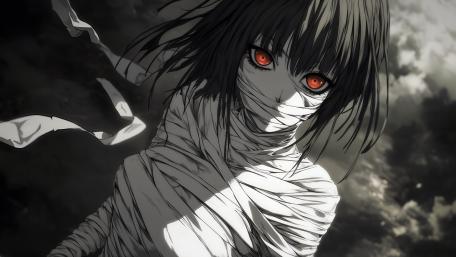 White Mummy's Glowing Gaze wallpaper