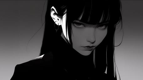 Gothic Elegance Anime Aesthetic wallpaper