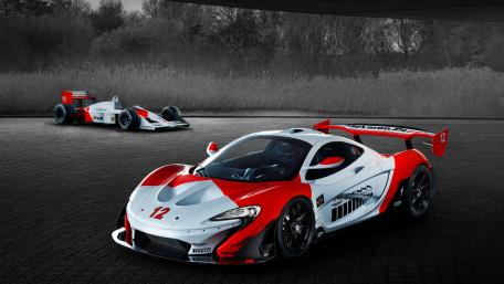 Formula 1 Legacy in Iconic McLaren Cars Display wallpaper