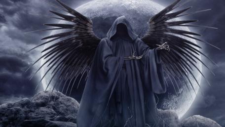 Grim Specter of the Night Sky wallpaper