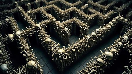 Ossuary Chaos Bone Maze wallpaper