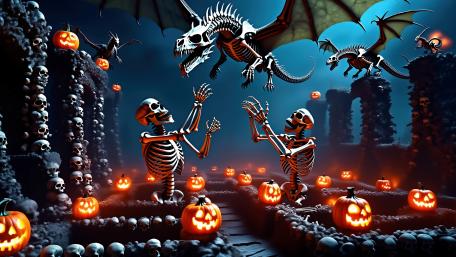 Colossal Dragon Ossuary Chaos wallpaper
