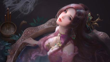 Enchantment of Diaochan in Celestial Realm wallpaper