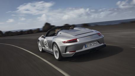 Porsche 911 Speedster on a Scenic Drive wallpaper