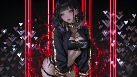 Sensual Anime Aesthetics in 4K wallpaper