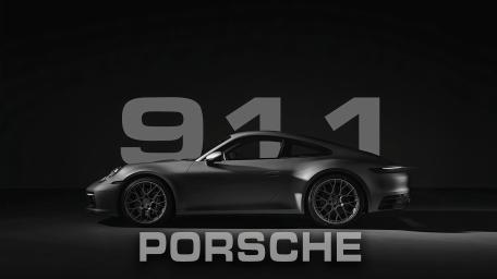 Porsche 911 Monochrome Elegance in 4K wallpaper