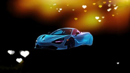 Blue Lamboghini wallpaper