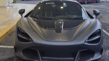 Sleek McLaren 720S in Striking Matte Finish wallpaper