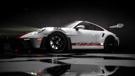 Porsche 911 GT3 RS in Stunning Black and White wallpaper