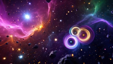 Galaxy Farm Cosmic Harvest wallpaper