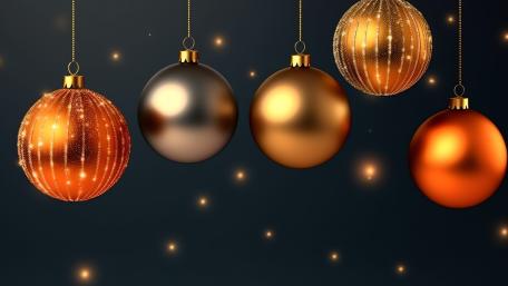 Festive Ornaments for a Joyous Celebration wallpaper