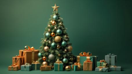 Festive Elegance with Christmas Cheer wallpaper