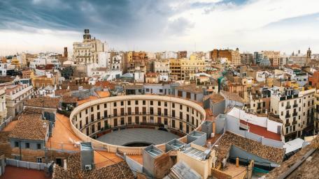 Stunning Urban Panorama of a Historic Cityscape wallpaper