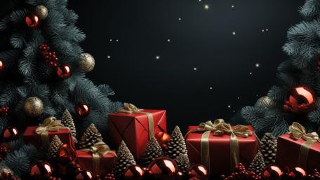 Joyful Christmas Celebration Wallpaper for Festive Spirit wallpaper