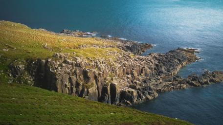 Majestic Cliffs Overlooking the Atlantic Ocean wallpaper