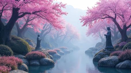 japan-fantasy-landscape wallpaper