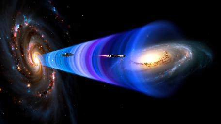 Wormhole wallpaper