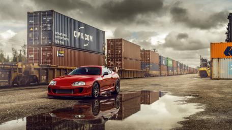 Red Supra Forgestar Wheels wallpaper