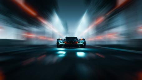Lamborghini Terzo Millennio-style concept hypercar wallpaper